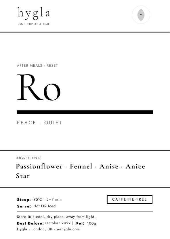 Ro – tea blend